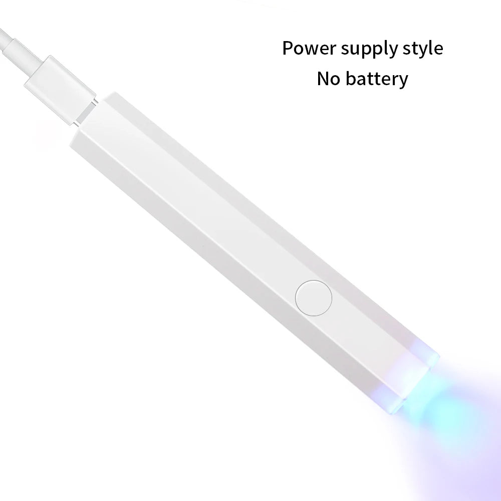 Lampă UV pentru unghii tip pix