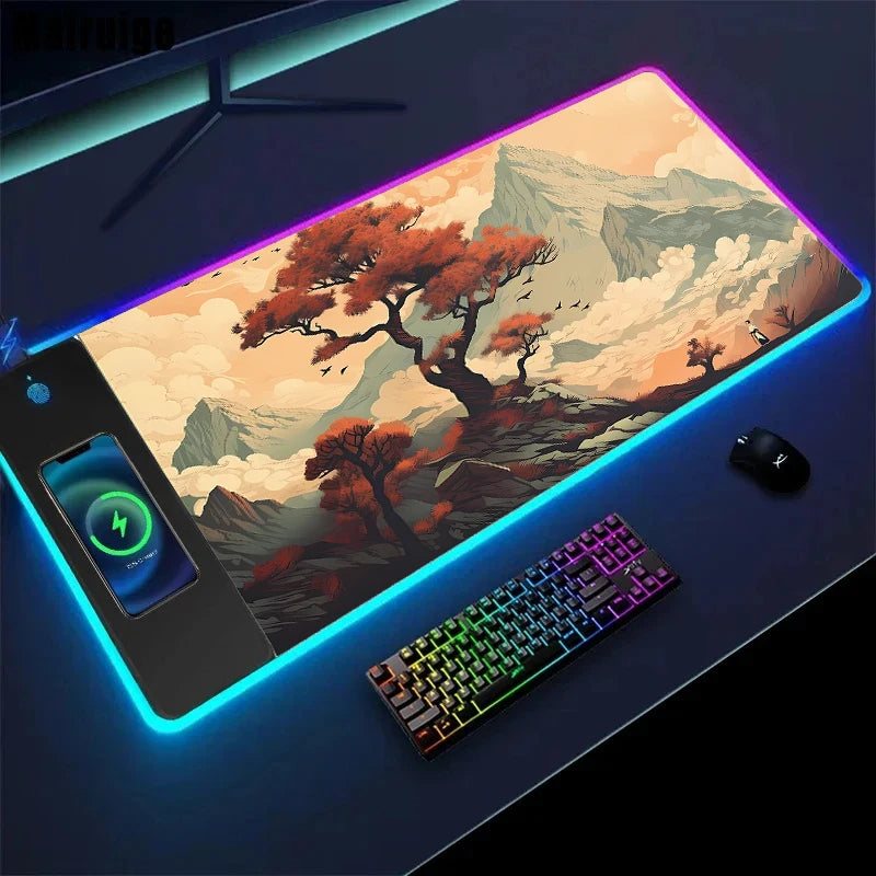Mousepad cu încărcare wireless