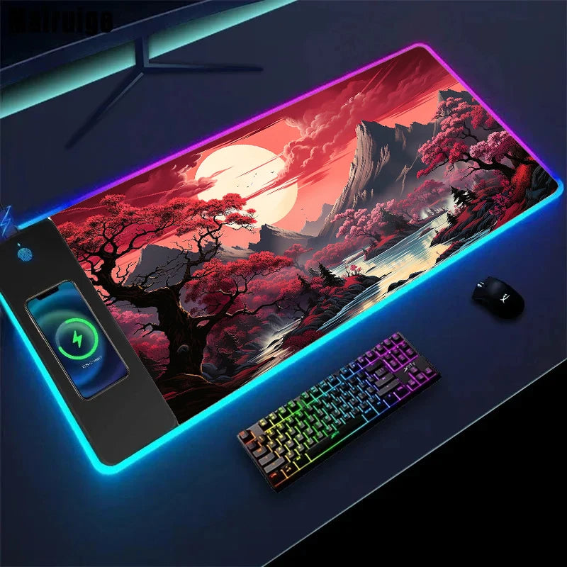 Mousepad cu încărcare wireless