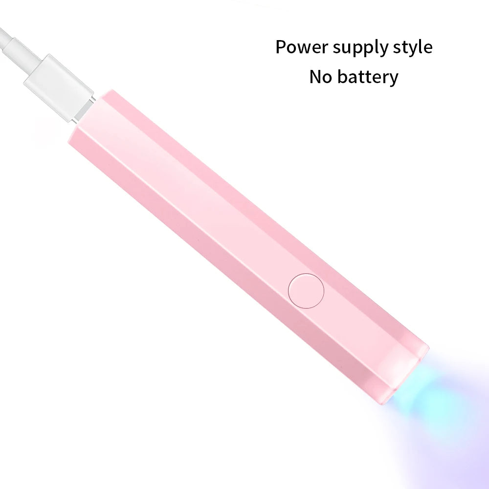 Lampă UV pentru unghii tip pix