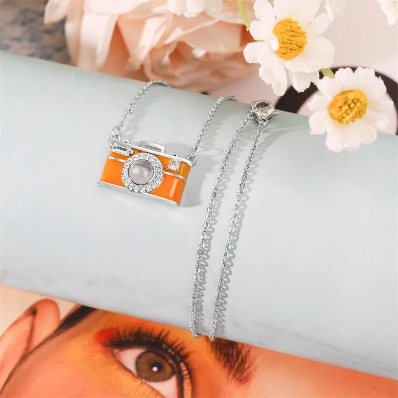 Colier personalizat cu cameră foto