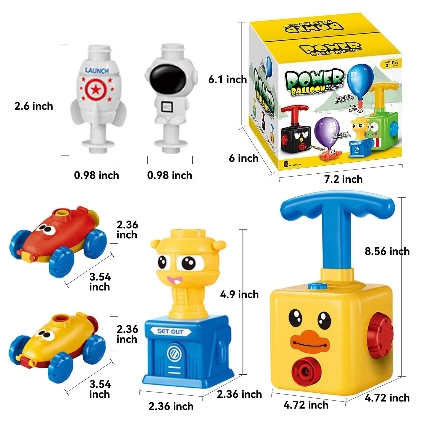 Aparat de baloane pentru copii