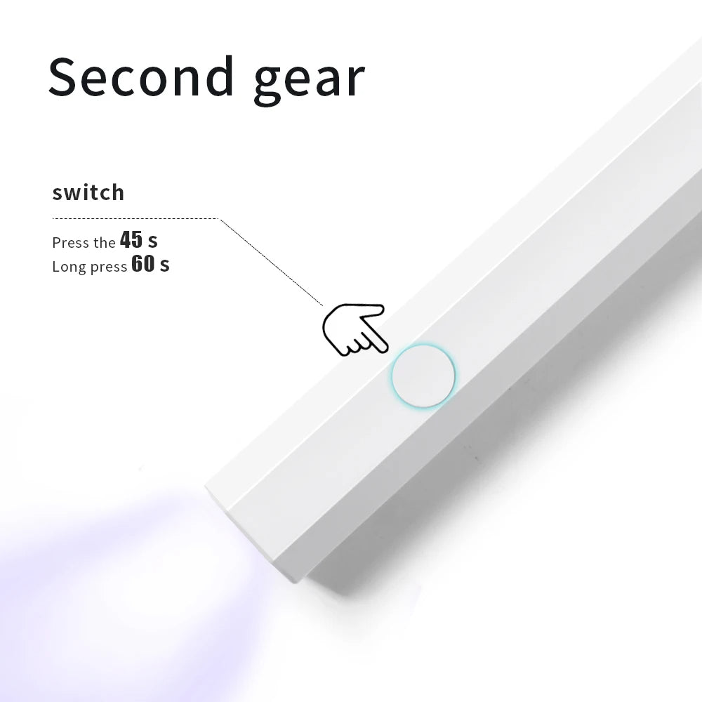 Lampă UV pentru unghii tip pix