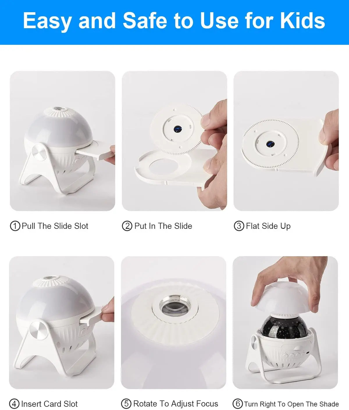 Proiector de lumină nocturnă Planetariu Galaxy