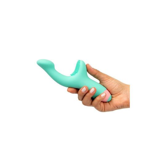 Vibrator cu dublă stimulare Diversual Verde Deschis