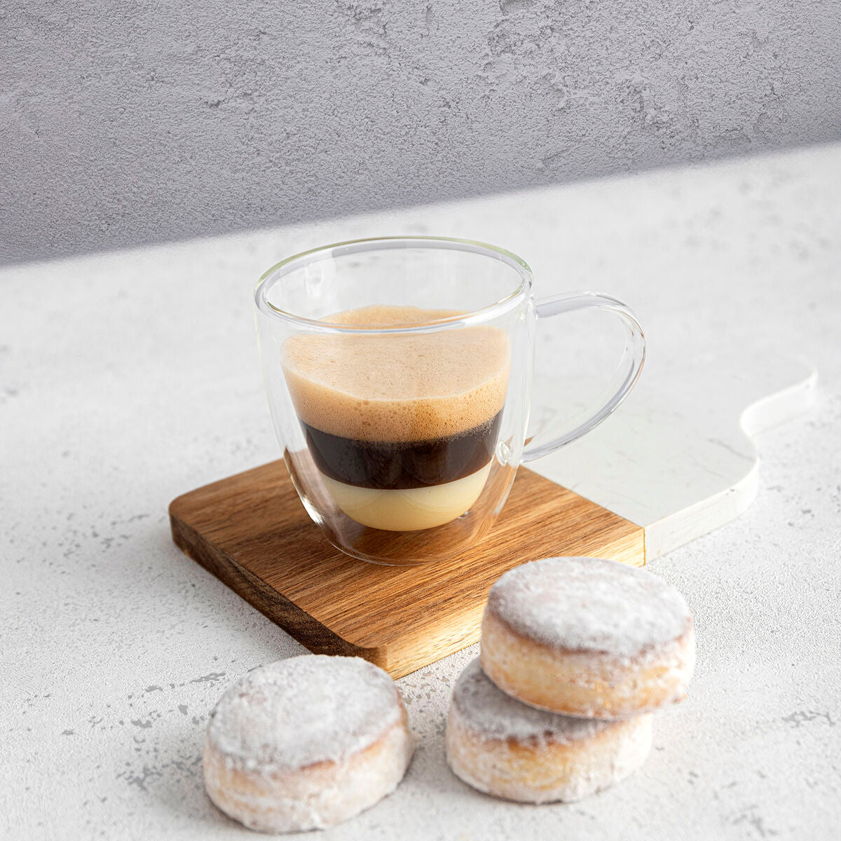 Tea and coffee cup Quid Serenia Transparent Glass 150 ml (6 Units)-2